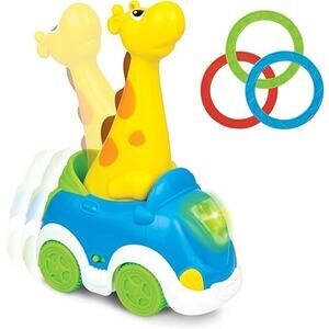 NIB KiddoLab Catch ME Ring Toss Giraffe Music Motion Lights 18 months and up